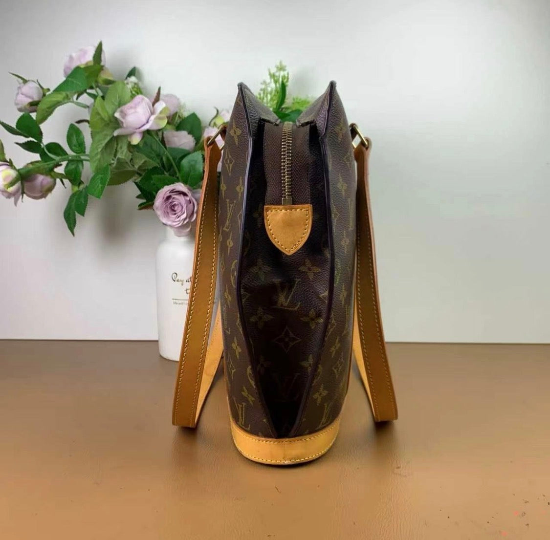 Louis Vuitton Babylone Monogram Tote Shoulder Bag