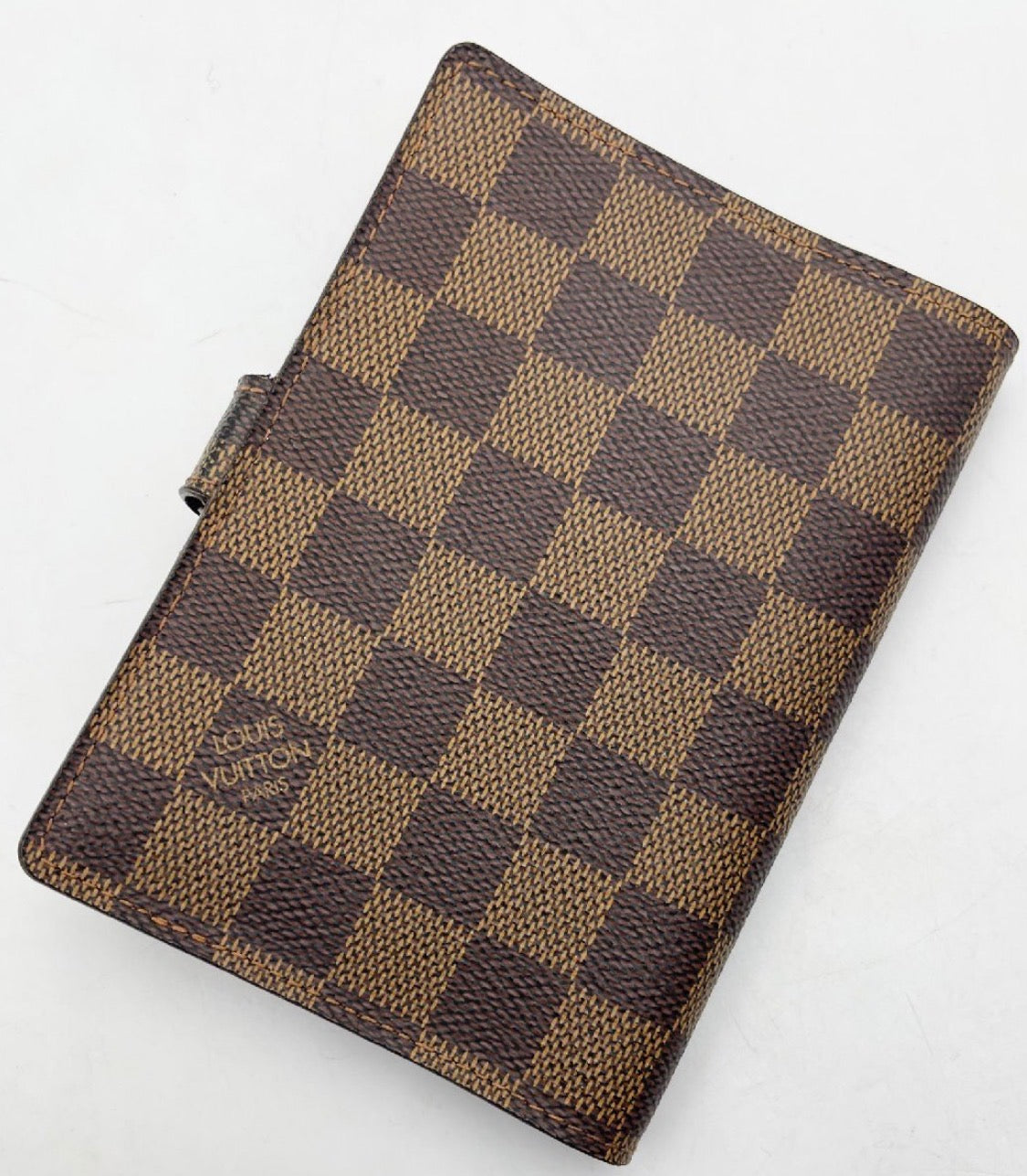 LOUIS VUITTON Damier Agenda PM notebook cover,