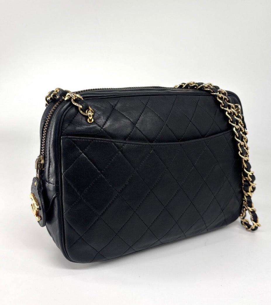 Chanel Lambskin Shoulder Bag Vintage