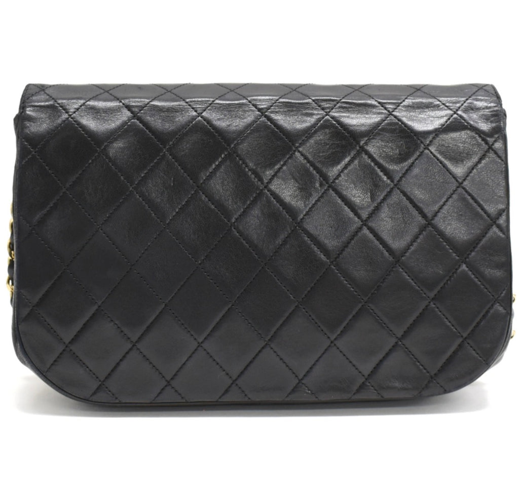 Chanel Lambskin Flap Shoulder Bag Vintage