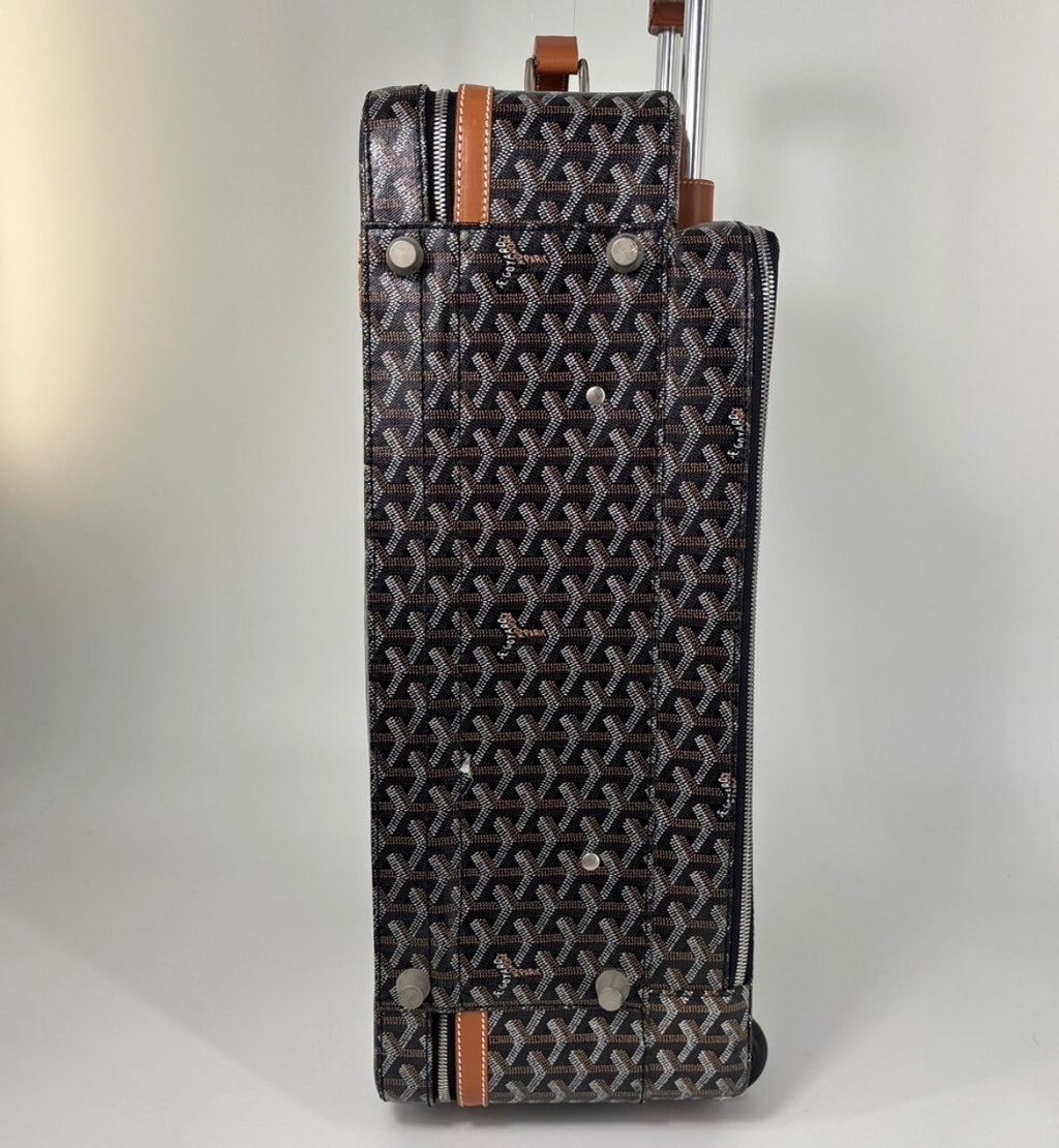 Genuine Goyard Goyardine Trolley PM Suitcase