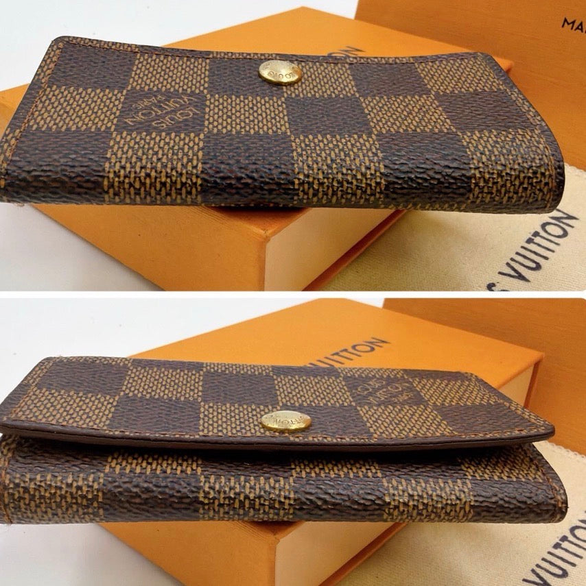 LOUIS VUITTON Damier Ebene Multicles 4 Key Holder
