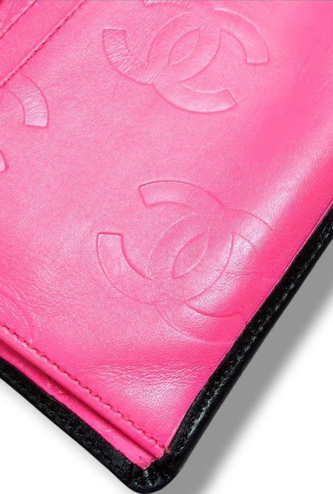 Authentic Chanel Classic Cambon Ligne Yen Wallet