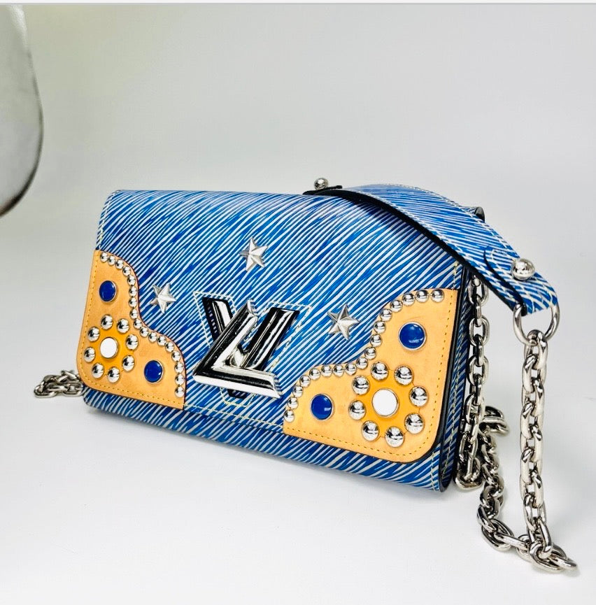 Louis Vuitton
Twist Chain Wallet Studded Epi Leather