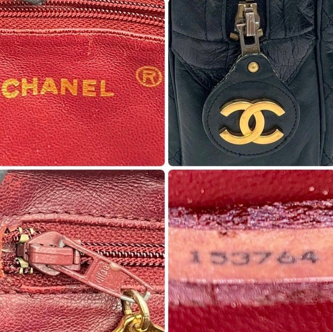 Chanel Matelassé Tote Bag Chain Shoulder Bag Lambskin Black