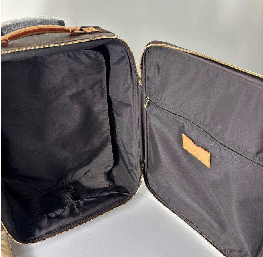 Authentic LOUIS VUITTON Monogram Bosphore Trolley 50 Travel Bag