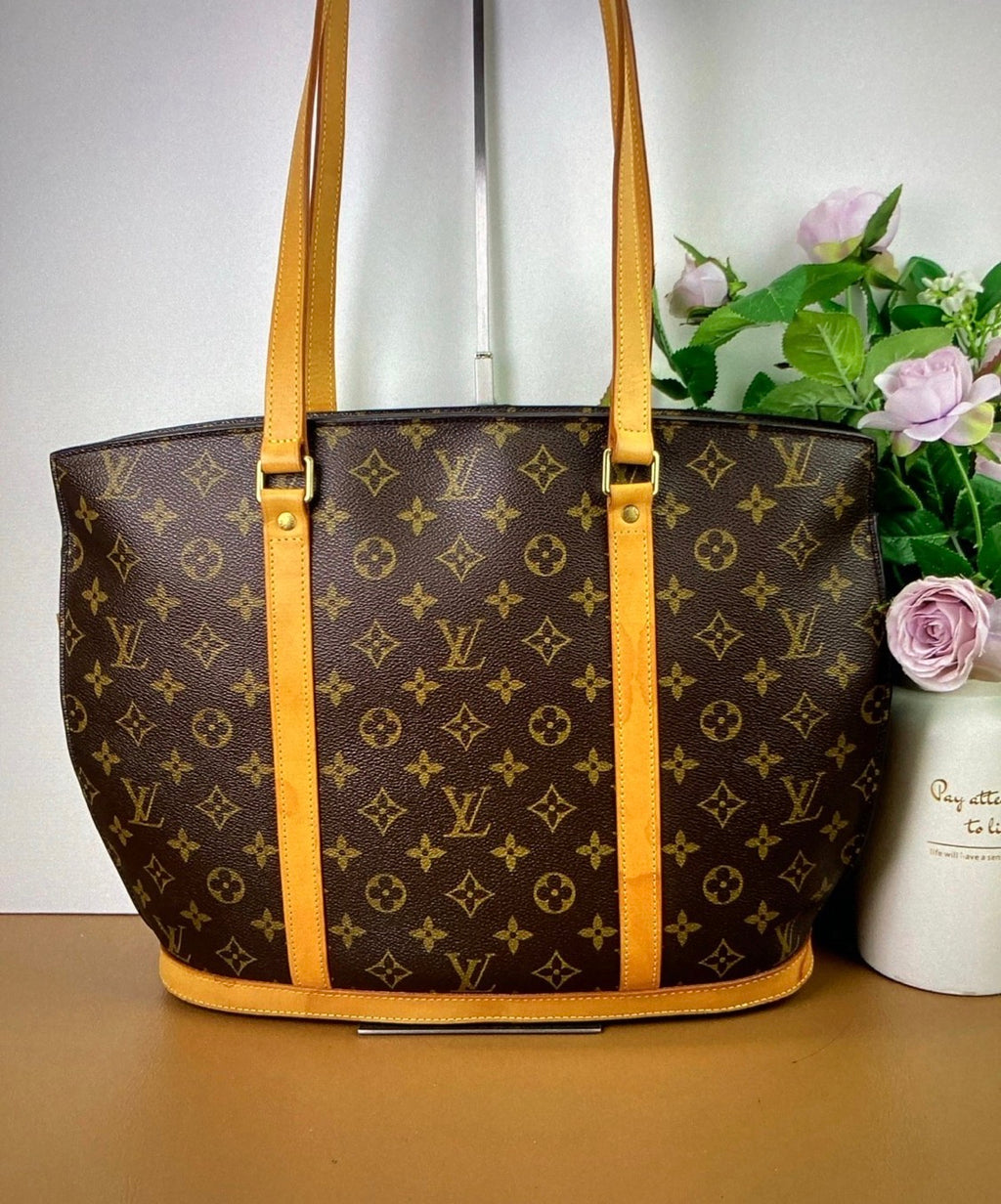 Louis Vuitton Babylone Monogram Tote Shoulder Bag