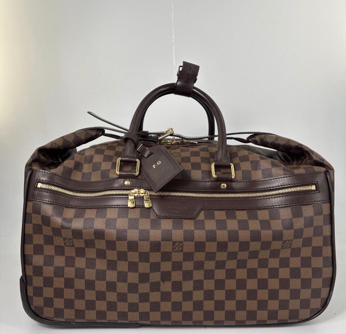 Authentic LOUIS VUITTON Eole 50 Travel Bag / Rolling Luggage Bag