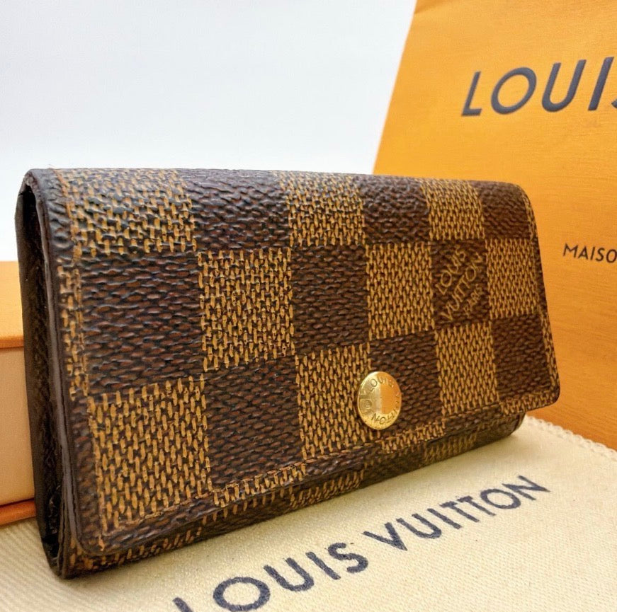 LOUIS VUITTON Damier Ebene Multicles 4 Key Holder