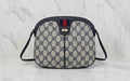 Gucci GG Supreme Sherry Line Shoulder  Bag Vintage (Navy)