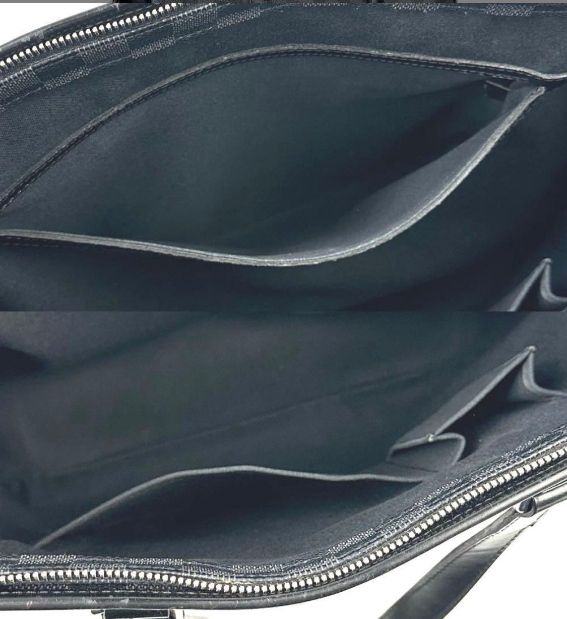 LOUIS VUITTON Damier Graphite Tadao Handbag