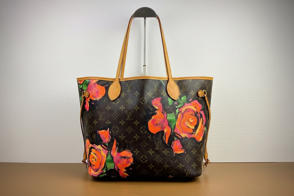 Louis Vuitton Monogram Rose Neverfull MM Shoulder Bag