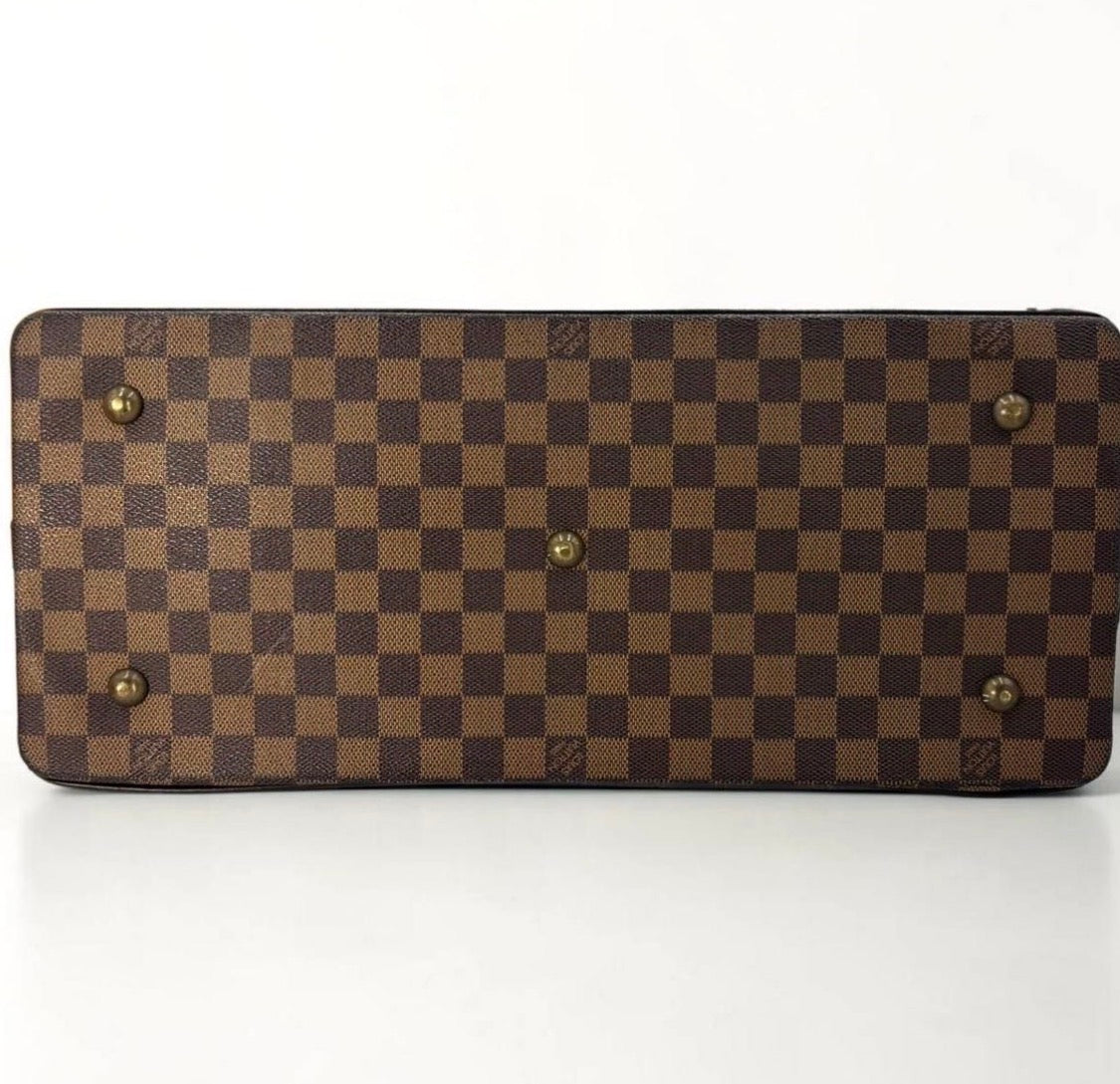 LOUIS VUITTON Damier Ebene West End PM Travel Bag