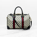 Vintage  Old Gucci GG 2-Way Supreme Boston Shoulder Bag