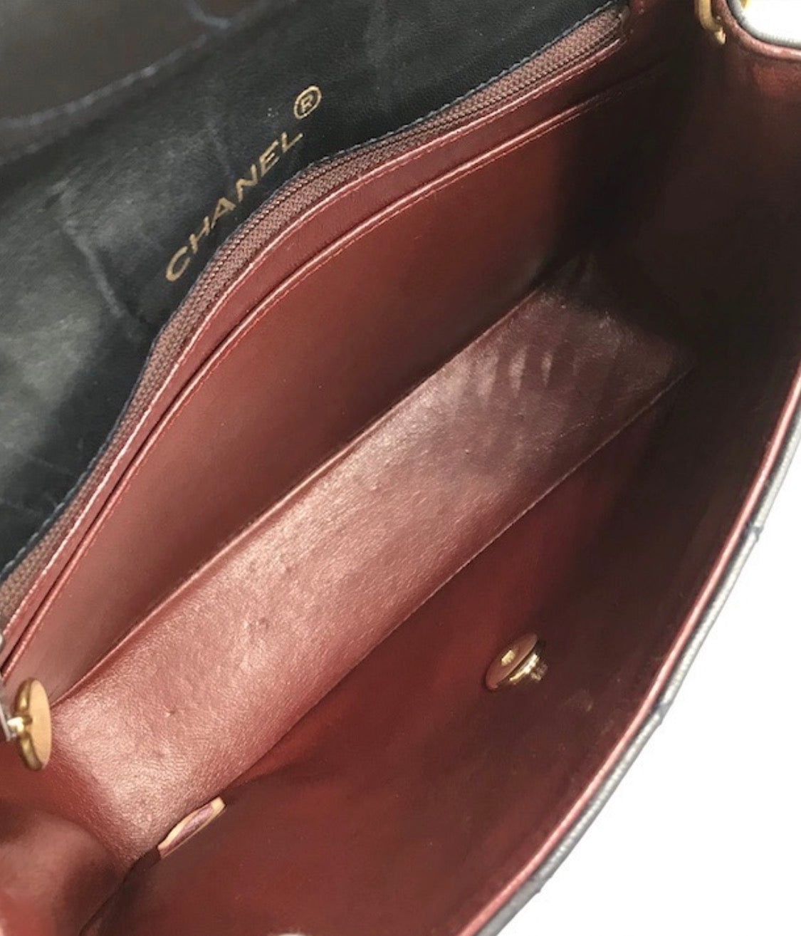 CHANEL Matelassé Coco Mark Lambskin Turn-Lock Shoulder Bag