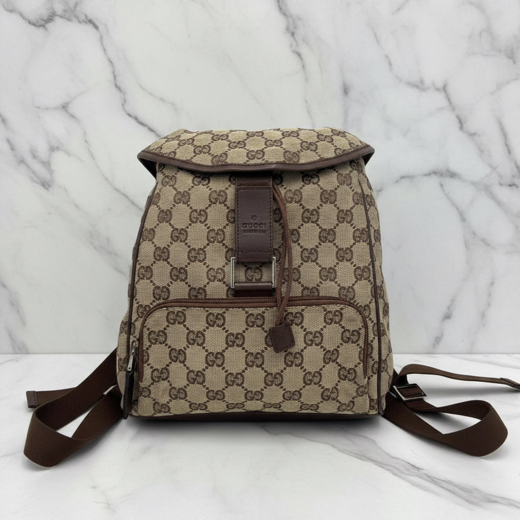 Gucci GG Canvas Backpack,