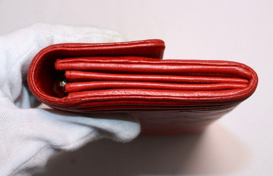 CHANEL Boy Wallet (Red)