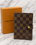 LOUIS VUITTON Damier Agenda PM notebook cover,