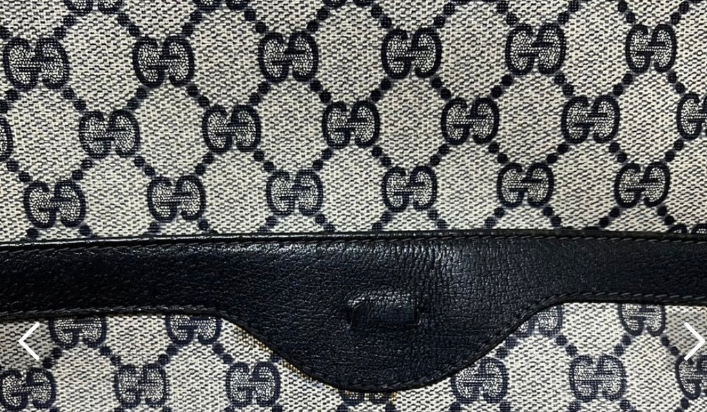 GUCCI Sherry Line Supreme Tote Bag Vintage