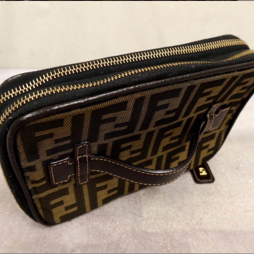 Authentic FENDI Zucca Handbag Vintage.