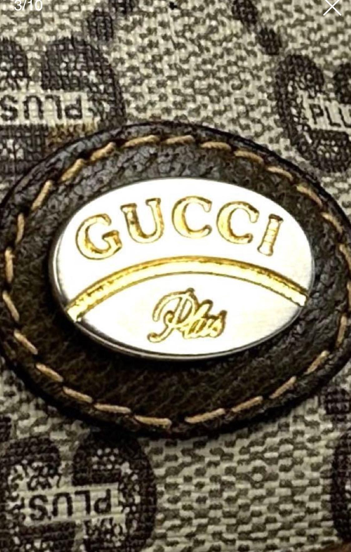 Authentic Gucci GG Plus Supreme Shoulder Bag Vintage