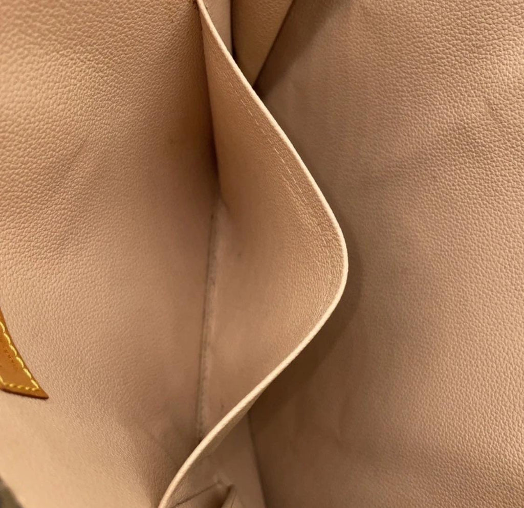 Authentic Louis Vuitton Monogram Sac Plat  Tote Bag W/Dustbag Vintage