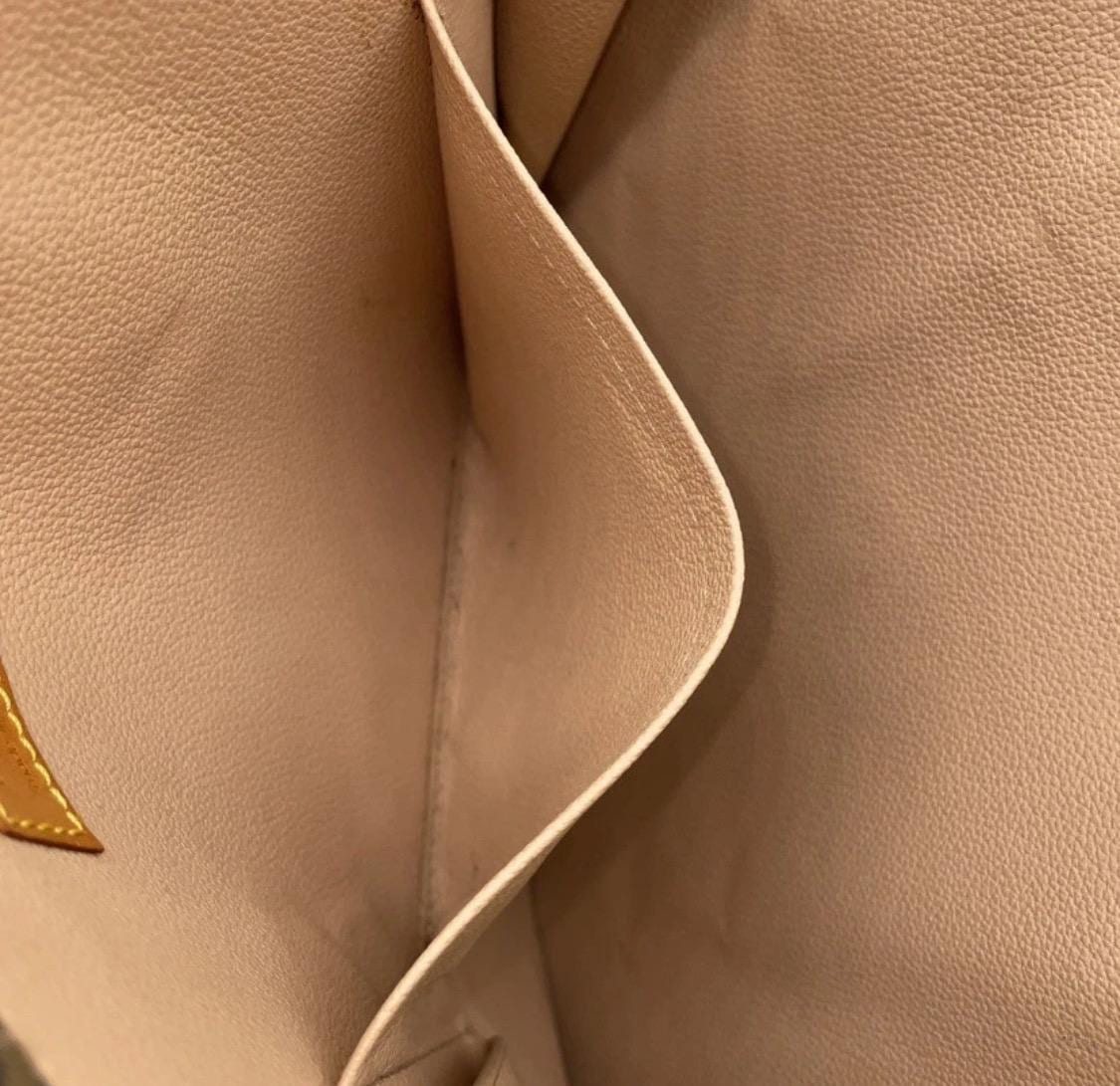 Authentic Louis Vuitton Monogram Sac Plat  Tote Bag W/Dustbag Vintage