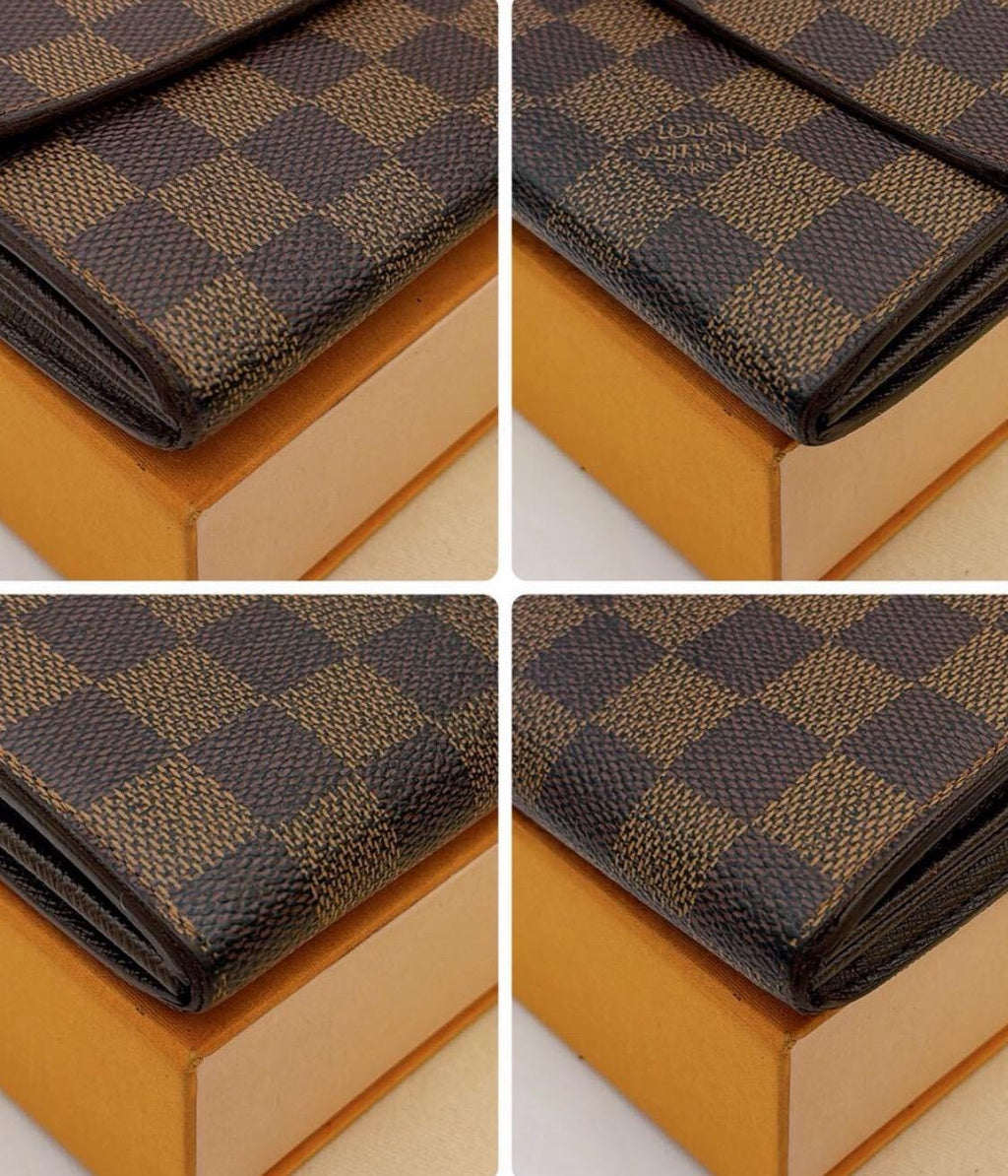 Authentic LOUIS VUITTON Damier Edene Wallet (add chain option )