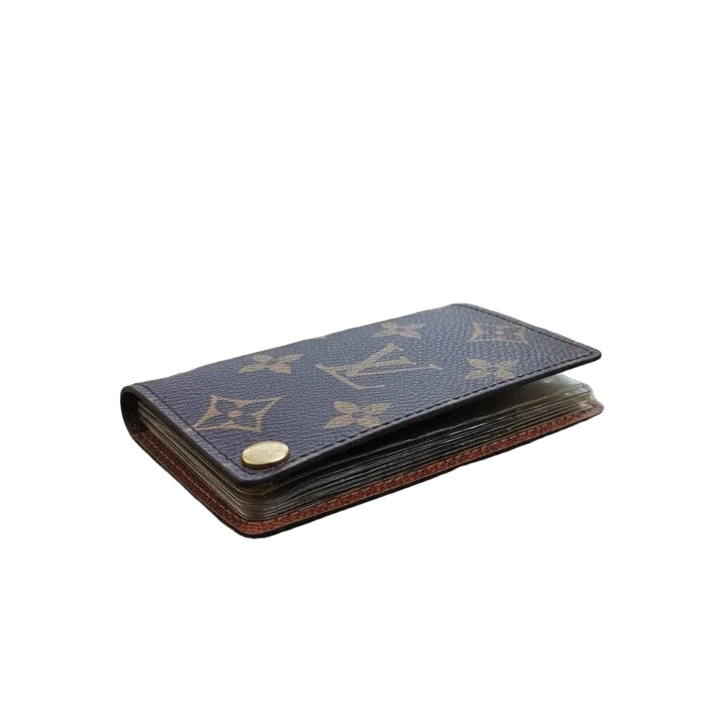 Authentic  Louis Vuitton Monogram Porte Carte Credit Pression Wallet