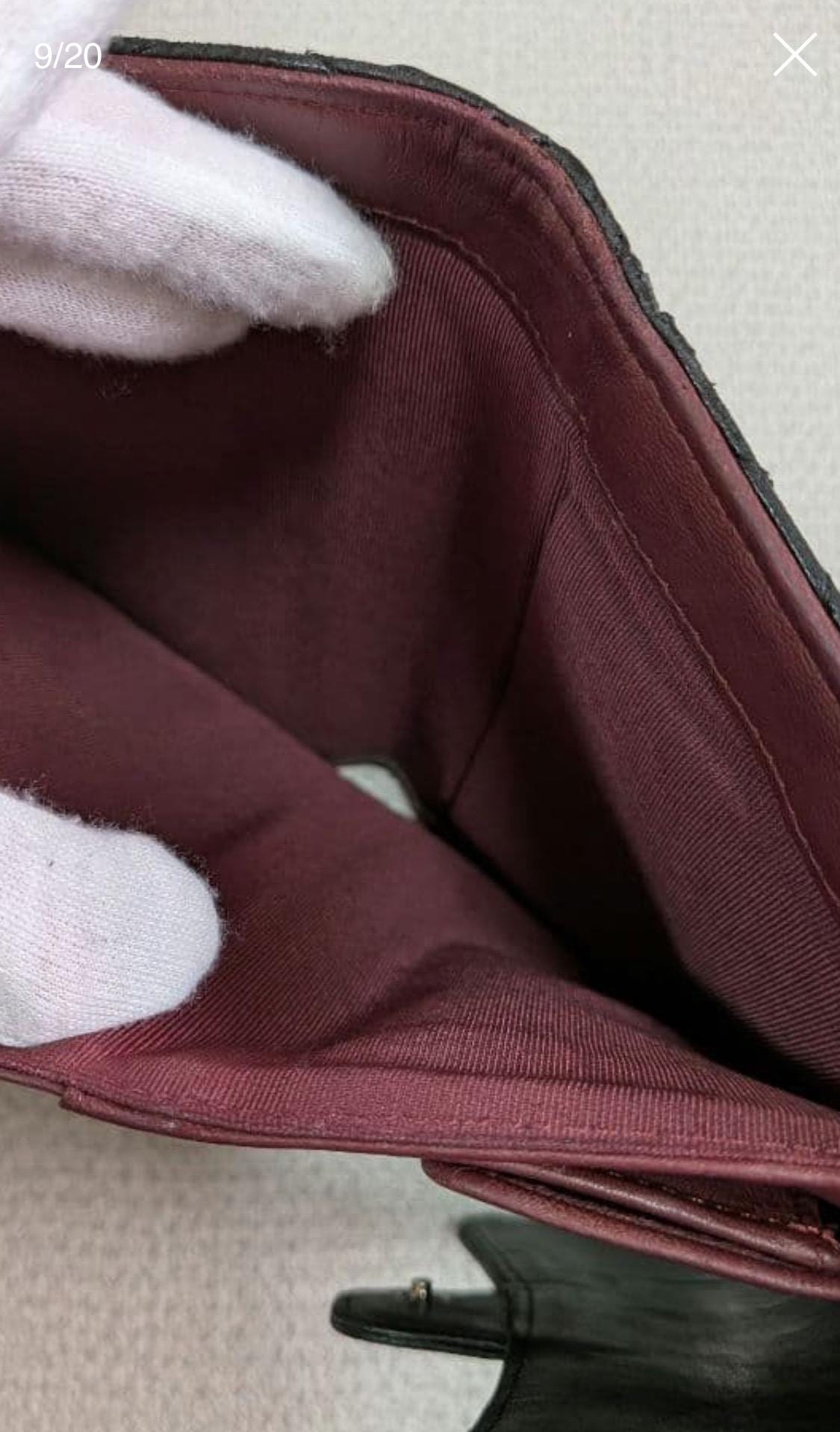 Authentic CHANEL lambskin Quilted Black Large Wallet all accesory included with authenticity card