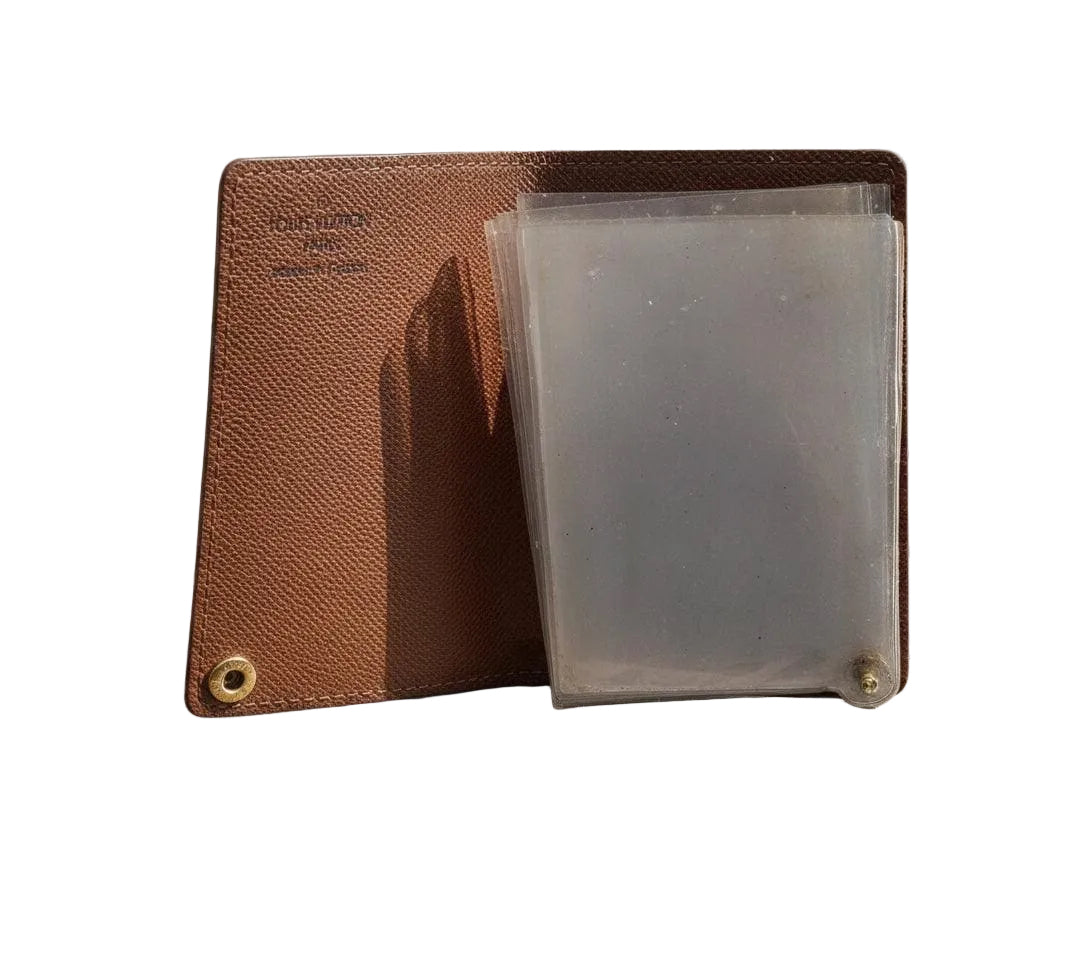 Authentic  Louis Vuitton Monogram Porte Carte Credit Pression Wallet