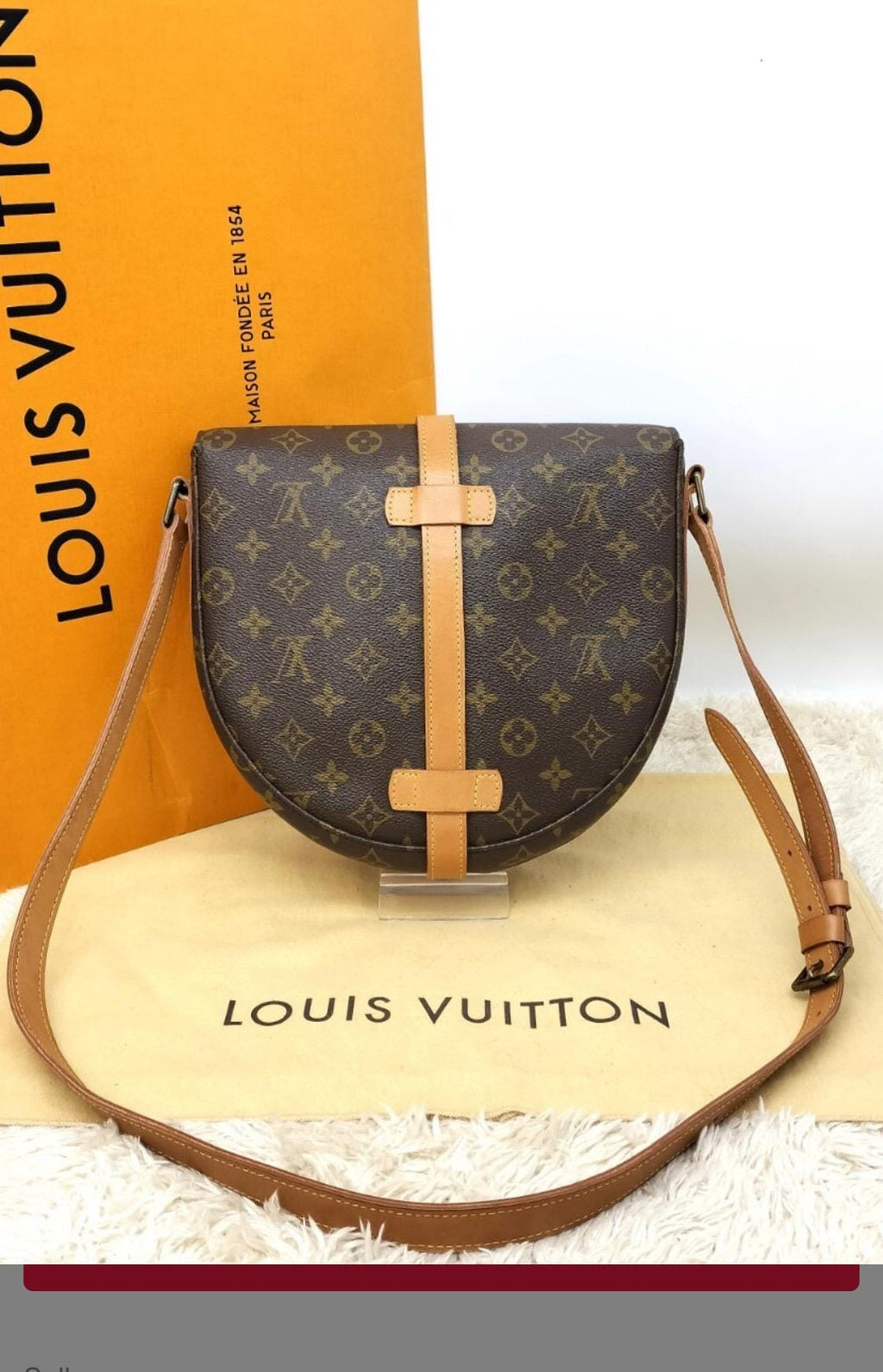 Authentic Louis Vuitton Monogram Chantilly crossbody Bag Vintage