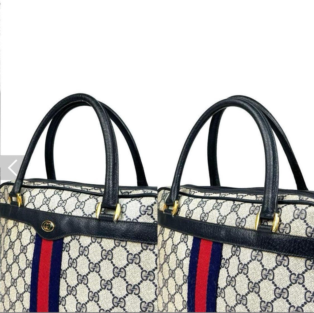 Authentic GUCCI GG Sherry Line Ophidia Supreme Tote Bag.