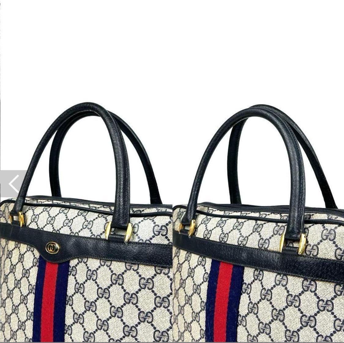 Authentic GUCCI GG Sherry Line Ophidia Supreme Tote Bag.