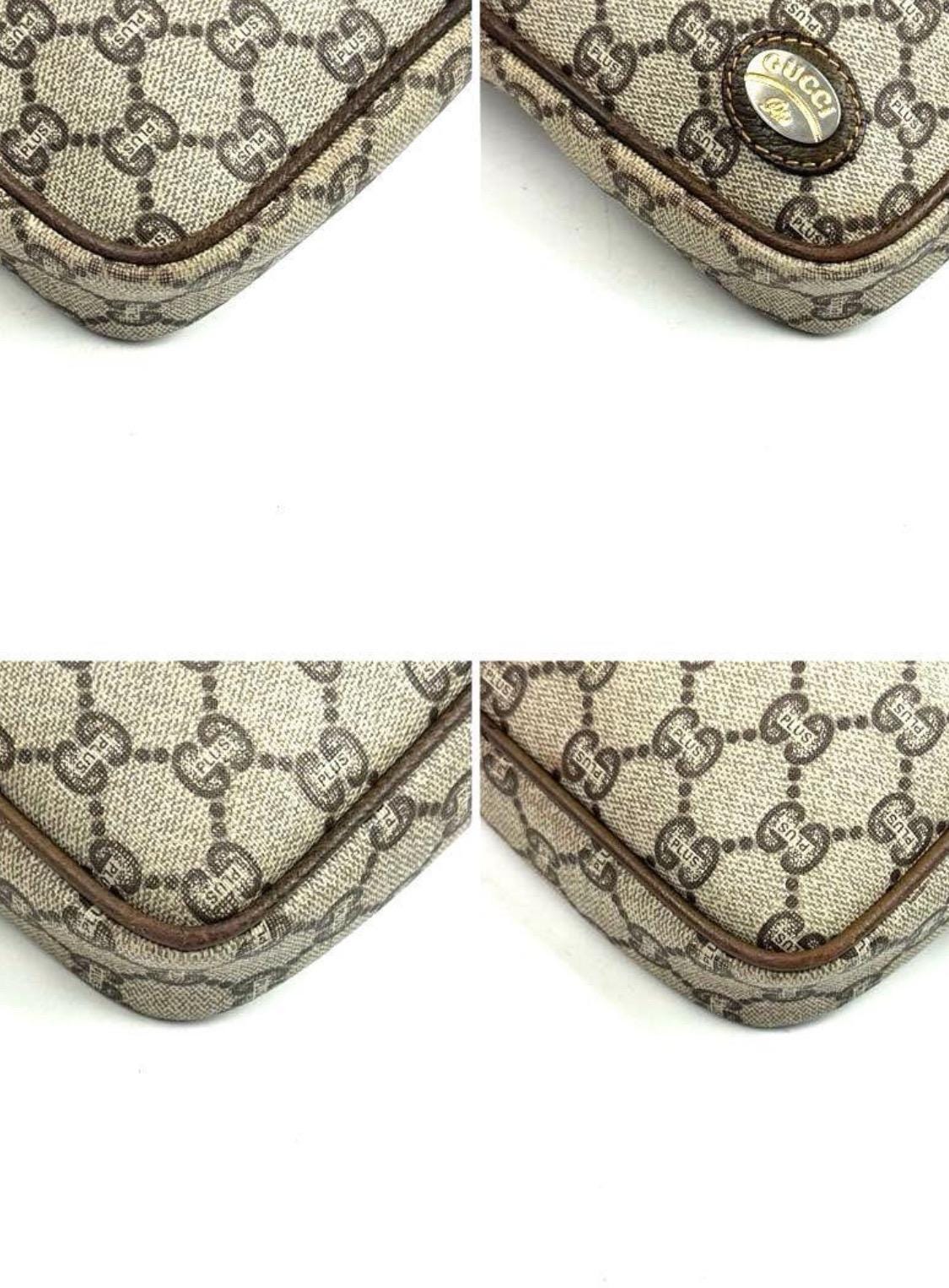Authentic Gucci GG Plus Supreme Shoulder Bag Vintage
