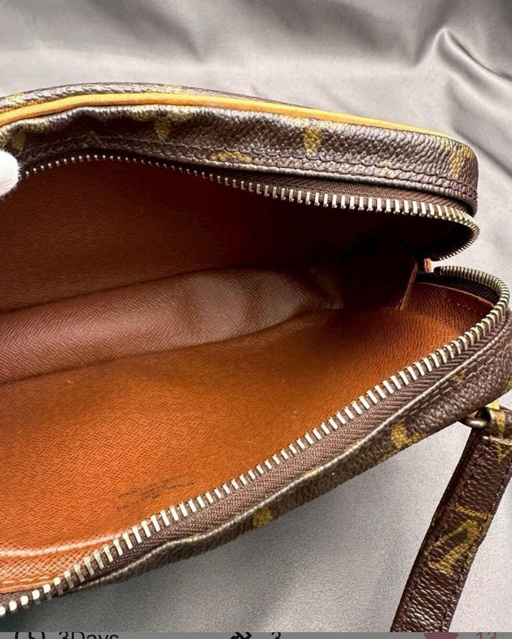 authentic Louis Vuitton Pochette Marly Bandouliere Bag Monogram Canvas