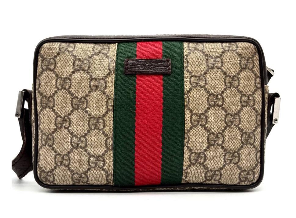 Authentic Gucci GG Supreme Small Ophidia Messenger Bag