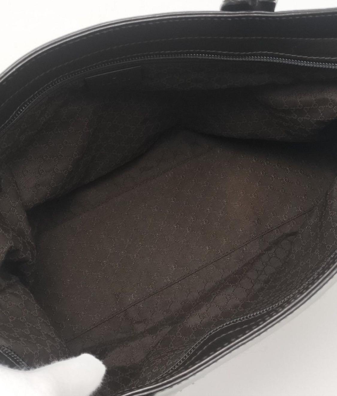Authentic GUCCI Sherry Line Tote Bag Excellent Condition
