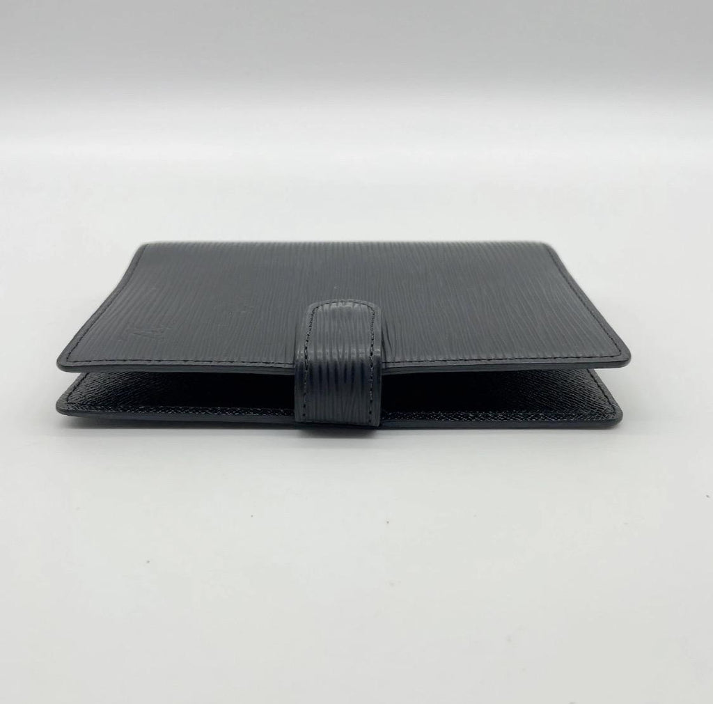 Authentic Louis Vuitton Epi Black Agenda PM Notebook W/Box