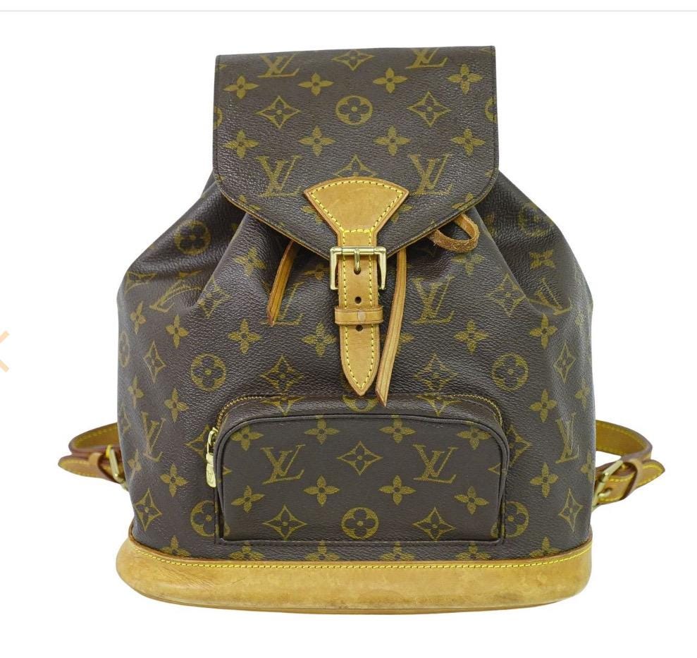 Authentic LOUIS VUITTON Monogram Montsouris GM Backpack