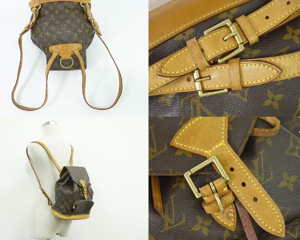 Authentic LOUIS VUITTON Monogram Montsouris GM Backpack