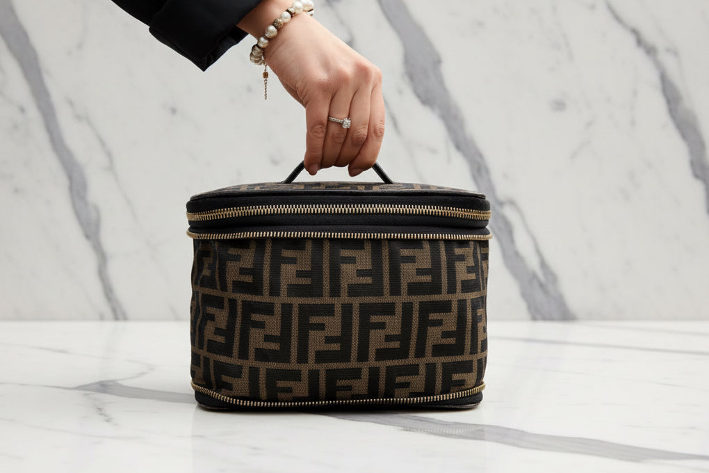 Authentic FENDI Zucca Handbag Vintage.
