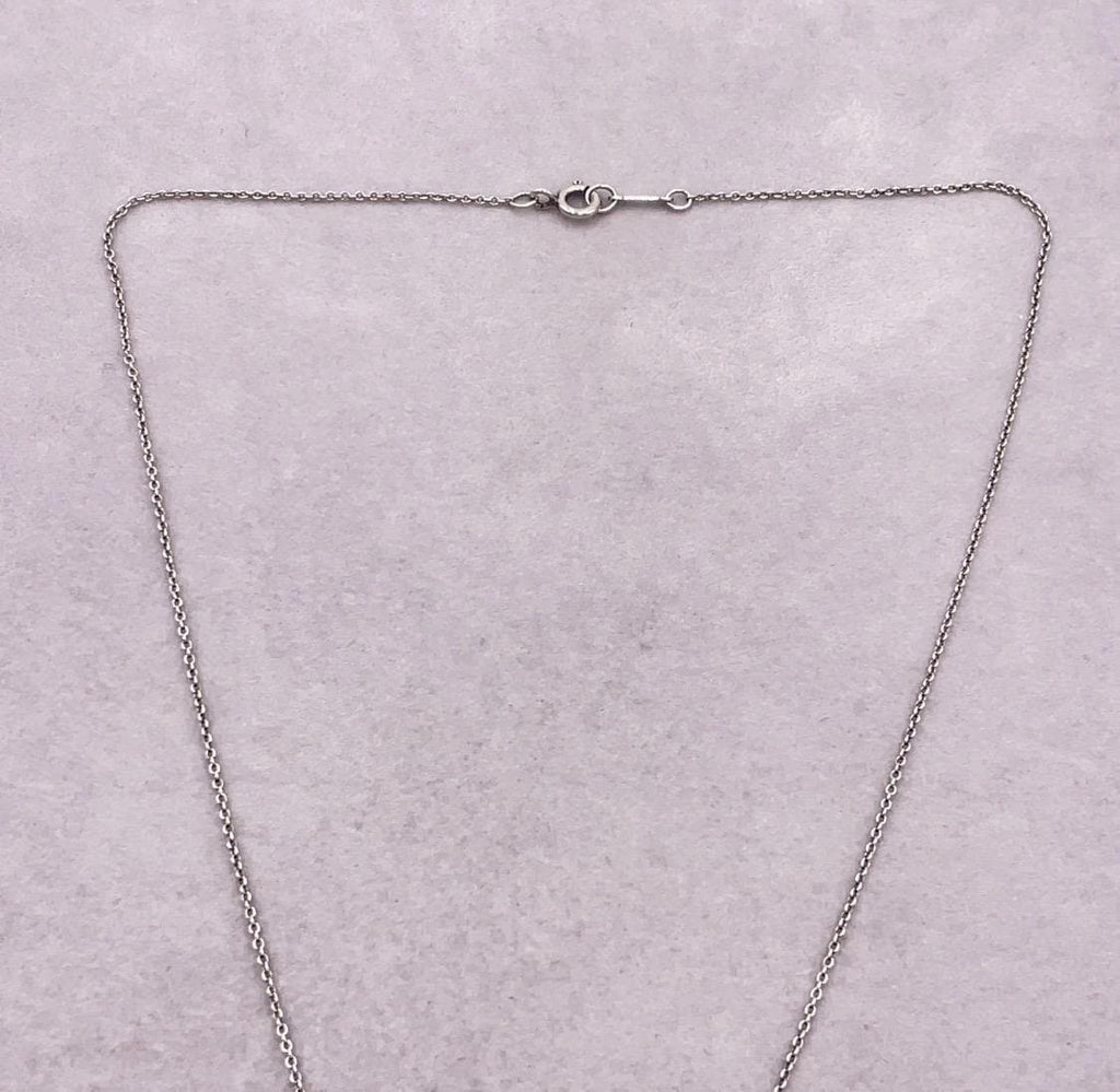 Authentic Tiffany & Co. Elsa Peretti Teardrop Necklace SV 2.7g/3.3g Vintage ( Great Gift)