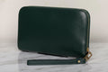 Authentic LOUIS VUITTON Taiga Baikal Leather Clutch Bag