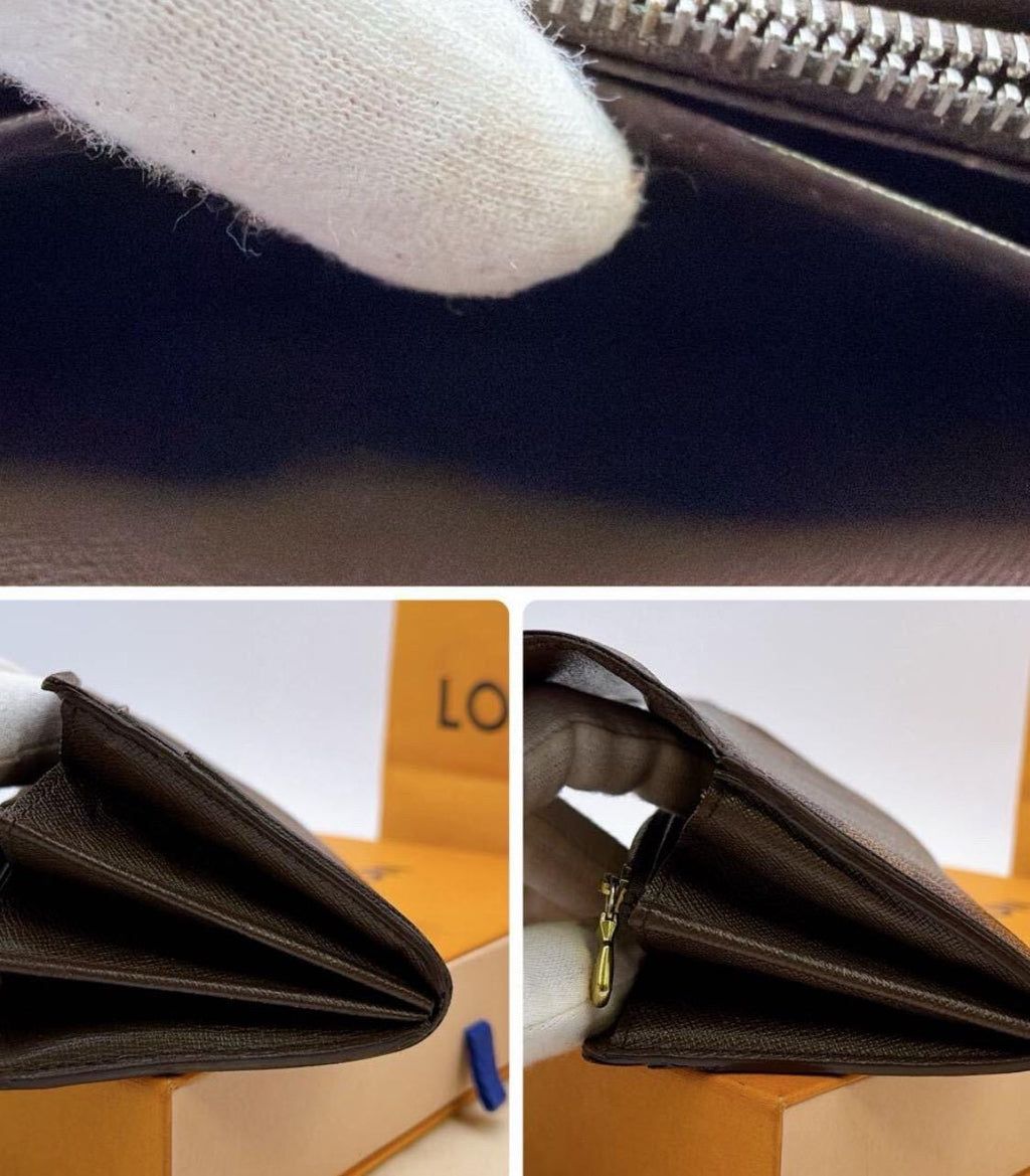 Authentic LOUIS VUITTON Damier Edene Wallet (add chain option )
