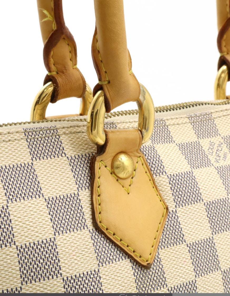 Authentic LOUIS VUITTON Damier Azur Saleya MM Handbag
