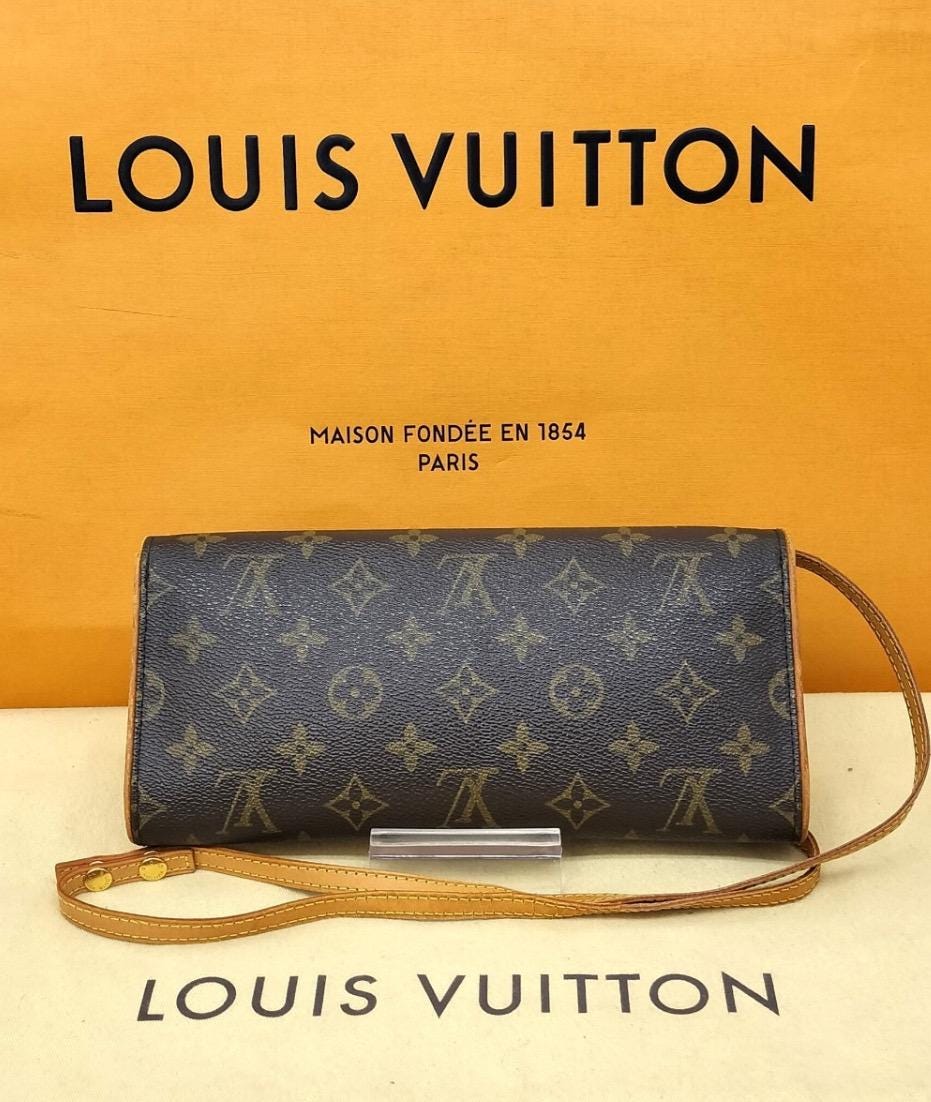 Authentic LOUIS VUITTON Monogram Pochette Twin PM