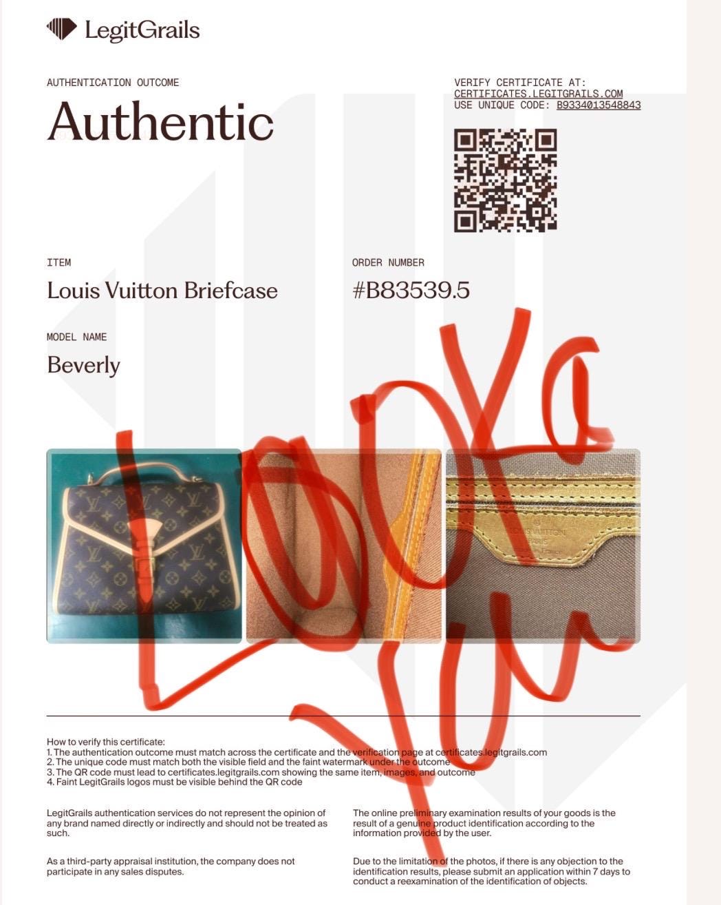 Authentic LOUIS VUITTON Monogram Bel Air Shoulder Bag