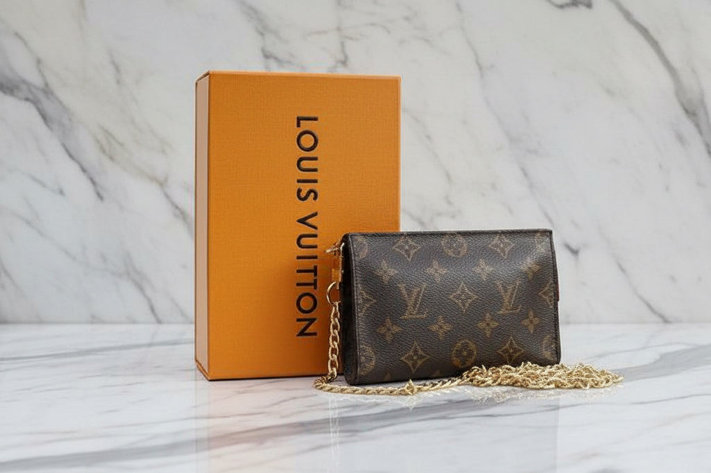 Authentic LOUIS VUITTON Mini Pochette Accessoires Vintage