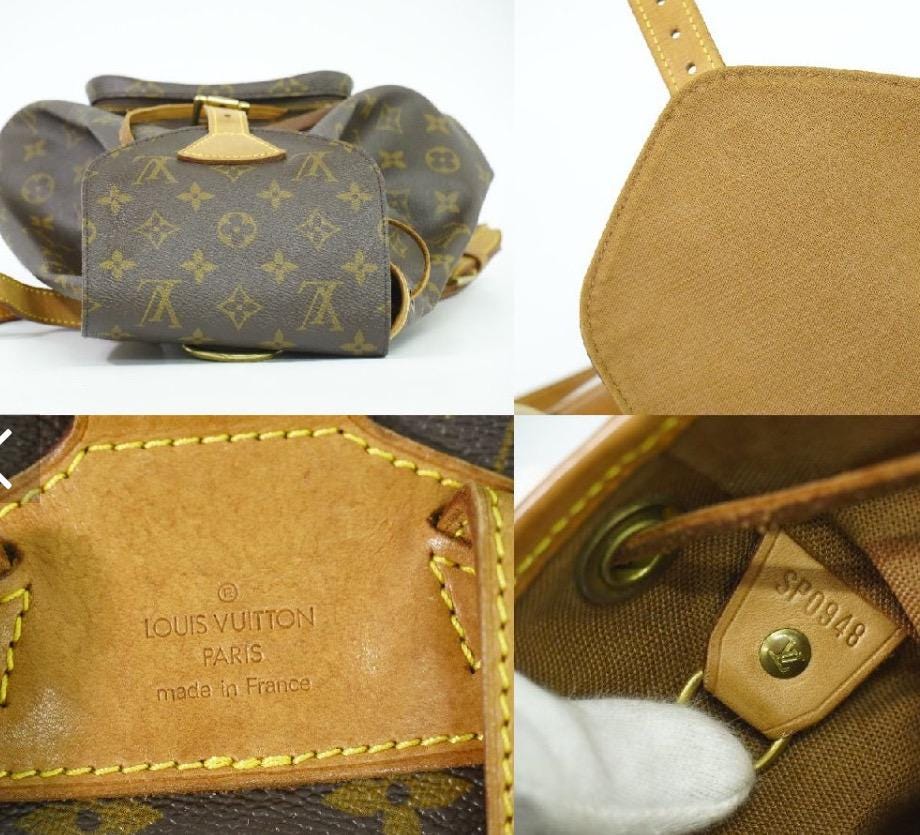Authentic LOUIS VUITTON Monogram Montsouris GM Backpack